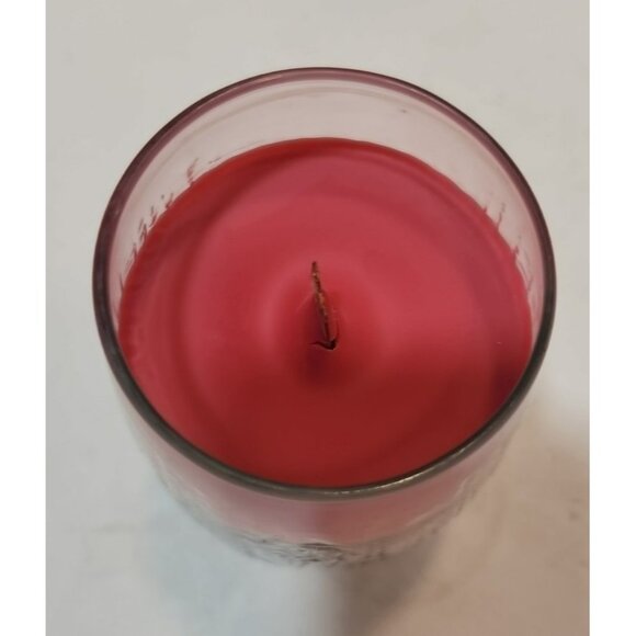 Yankee Candle Woodwick Crackling Lumiwick Raspberry Large Jar 22 Oz New - Picture 10 of 10
